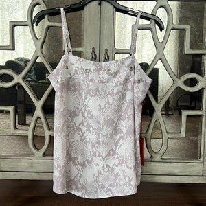 ⭐️NWT Jennifer Lopez Snakeskin Camisole